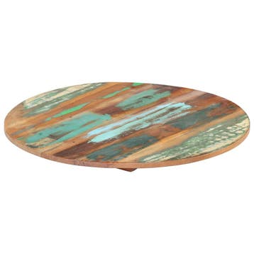 vidaXL Tafelblad rond 15-16 mm 40 cm massief gerecycled hout, Verzenden, Nieuw