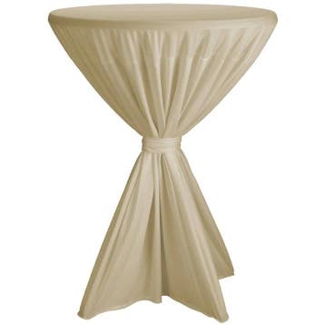 Tafelrok | Polyester | Beige | Ø900mm Gastronoble, Verzenden, Nieuw in verpakking