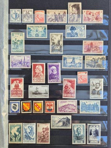 Frankrijk 1945/1959 - Verzameling van nr. 734 tot nr. 1229,