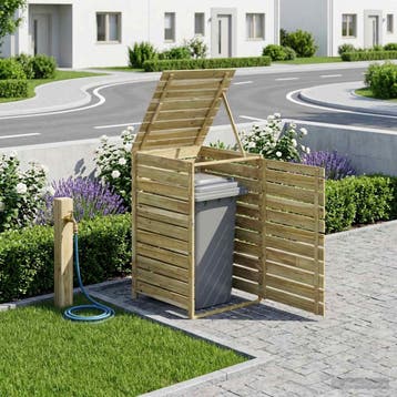 vidaXL Containerombouw voor 1 bak 240 L Geïmpregneerd, Doe-het-zelf en Bouw, Verzenden