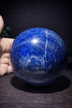 Lapislazuli - XL Bol - Ø 137mm - Intens Blauw - pyriet- en
