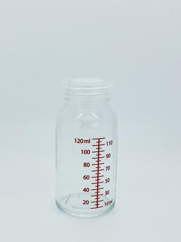 Sterifeed Glazen Moedermelk bewaarfles 120ml, Ophalen of Verzenden, Nieuw