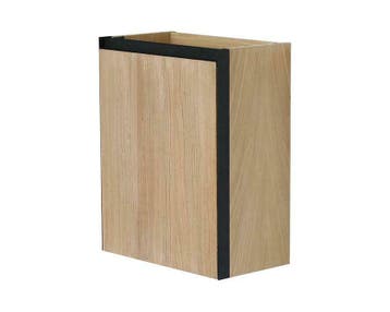 Lotus fonteinkast 40x21,8 cm naturel eik/mat zwart, Huis en Inrichting, Badkamer | Badkamermeubels, Ophalen of Verzenden, Nieuw
