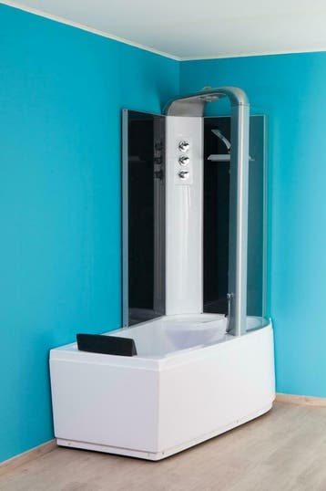 Sanifun bad-douchecombinatie Shana 1700 x 850 R, Ophalen of Verzenden, Nieuw, Douche