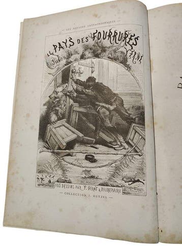 Jules Verne; Férat & de Beaurepaire - Exceptionnel lot de 3, Antiek en Kunst