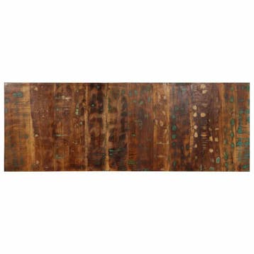 vidaXL Hoofdbord 140 cm massief gerecycled hout meerkleurig, Verzenden