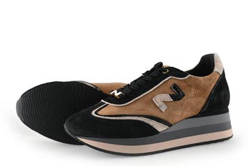 Nathan Baume Sneakers in maat 37 Zwart, Verzenden, Zwart, Zo goed als nieuw, Sneakers