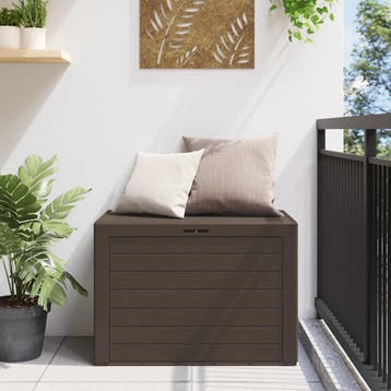 vidaXL Tuinbox 78x44x55 cm bruin, Tuin en Terras, Bergingen en Tuinkasten, Verzenden, Nieuw