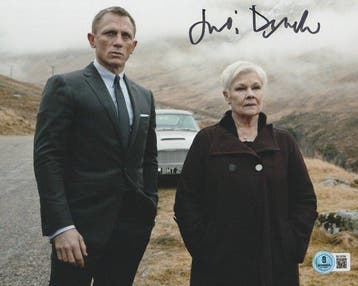 James Bond - Signed by Judi Dench (M), Collections