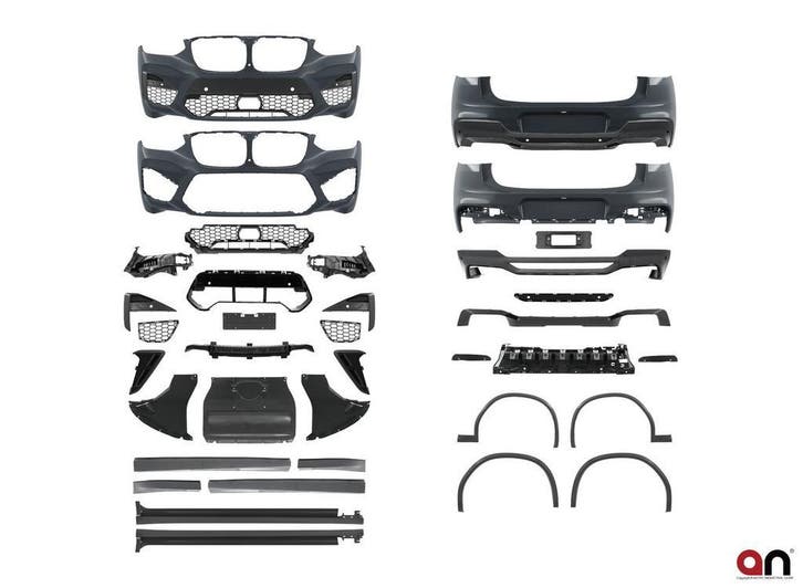 Compleet EVO M Look Pakket BMW X4 G02 B2255, Auto-onderdelen, Carrosserie, Nieuw, BMW, Voor, Achter, Links, Rechts, Bumper