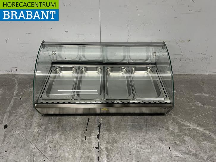 RVS Saro Warmhoudvitrine 46 liter 230V Horeca, Zakelijke goederen, Horeca | Keukenapparatuur, Ophalen of Verzenden