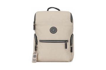 Kipling Rugzak Beige, Handtassen en Accessoires, Tassen | Rugtassen, Kipling, Verzenden, 25 tot 40 cm, Zo goed als nieuw