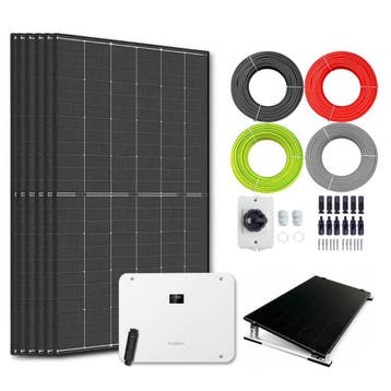 Zonnepanelen pakket voor platdak - 4.2 kW - 6x 700, Doe-het-zelf en Bouw, Zonnepanelen en Toebehoren, Ophalen of Verzenden, Nieuw