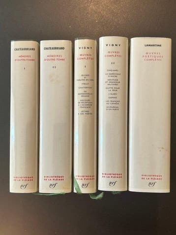Chateaubriand; Alfred de Vigny; Lamartine - Bibliothèque de