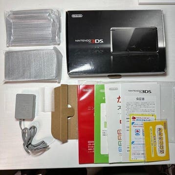 Nintendo - 3DS - Nintendo 3DS Cosmo Black Console Boxed Near