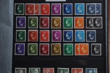 Nederland - Verzameling in een stockboek met o.a., Gestempeld