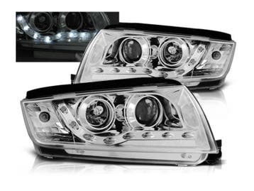 Daylight Chrome koplampen LED dagrijverlichting, Auto-onderdelen, Verzenden, Nieuw, Skoda