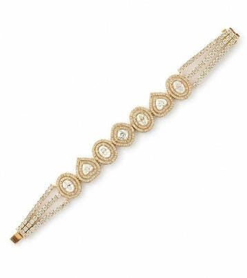 Tennis armband - 14 karaat Geel goud - 15.72ct. tw. Diamant