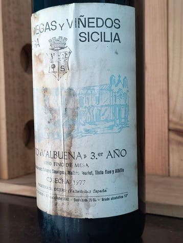 1977 Vega Sicilia, Tinto Valbuena 3º Año - Ribera del Duero, Collections, Vins