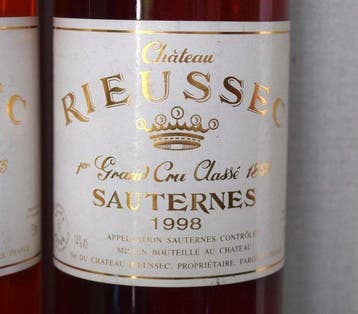 1998 Château Rieussec - Sauternes Premier Cru Classé 1855 -