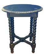 Bijzettafel - Walnoot - Salomonse poten