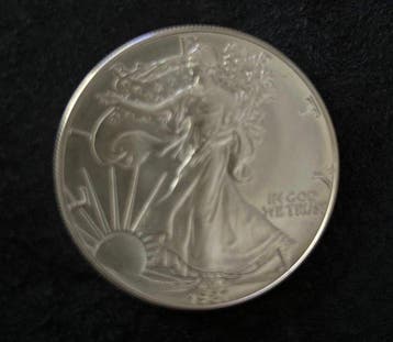 Verenigde Staten. 1 Dollar 1987, American Silver Eagle, 1 Oz, Postzegels en Munten