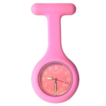 Fako - Verpleegstershorloge - Siliconen Deluxe - Roze, Verzenden, Nieuw