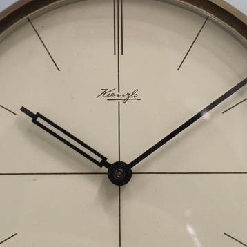 Klok - Kienzle Tischuhr Messing Vintage – Retro Standuhr -, Antiek en Kunst