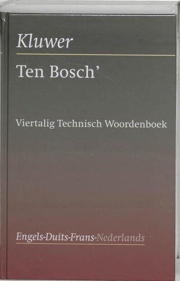 Ten Bosch' viertalig technisch woordenboek Engels - Oxtoby, Verzenden, Nieuw