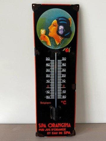 Orangina - Origineel jaren 30 emaille bord Orangina -