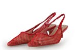 Steve Madden Slingbacks in maat 39 Rood, Verzenden, Steve Madden, Zo goed als nieuw, Rood