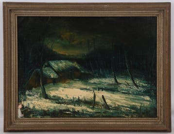 Marinus Bies (1894-1975) - Winterlandschap