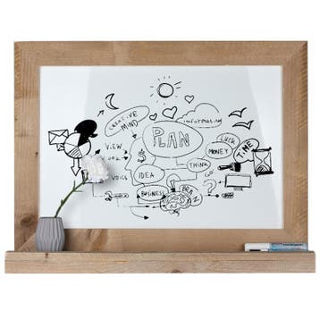 Whiteboard Flair 50x70cm, Verzenden