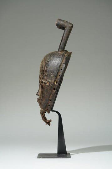 Een houten masker - Baule - Ivoorkust (Zonder minimumprijs)