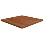 vidaXL Tafelblad vierkant 70x70x2,5cm behandeld eiken, Verzenden