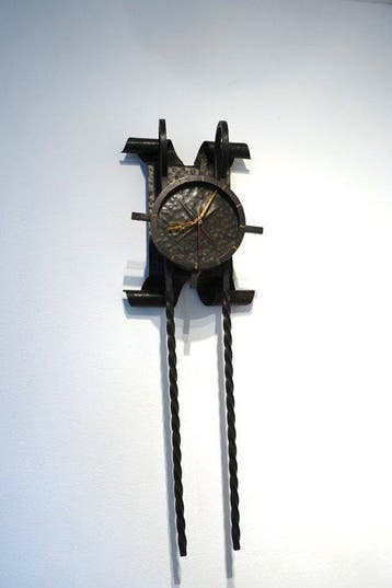 Horloge murale - Moderne du milieu de siècle Fonte et fer