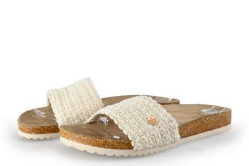 Esprit Slippers in maat 39 Beige, Slippers, Verzenden, Beige, Zo goed als nieuw