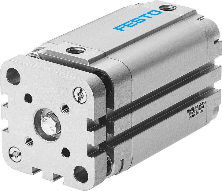Festo Compacte Cilinder 40mm Boring 20mm Slag Dubbelwerkend, Doe-het-zelf en Bouw, Overige Doe-Het-Zelf en Bouw, Verzenden