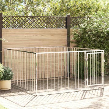 vidaXL Hondenkennel voor buiten 200x200x100 cm, Dieren en Toebehoren, Verzenden, Nieuw