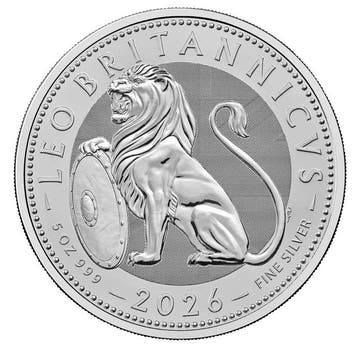 Verenigd Koninkrijk. 10 Pounds 2026, The British Lion - 5 oz