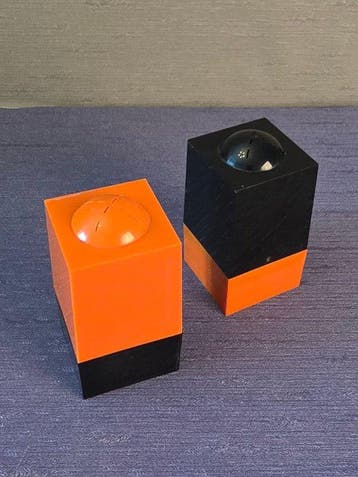Berger Plast Design - Salière et poivrière (2) - Plastique -