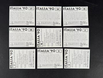 1990 Panini Italia 90 World Cup, Mascotte complete set - 9, Nieuw