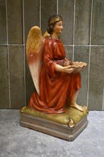 Beeld, Religieuze Knikengel Devotionele Spaarpot - 32 cm -, Antiek en Kunst