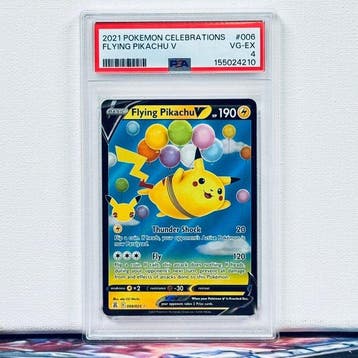 Pokémon Graded card - FLYING PIKACHU V #006 2021 POKEMON