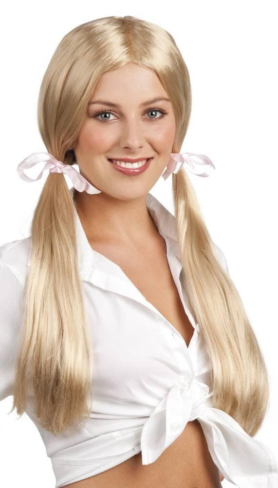 Schoolmeisje Pruik, Kleding | Dames, Carnavalskleding en Feestkleding, Nieuw, Verzenden