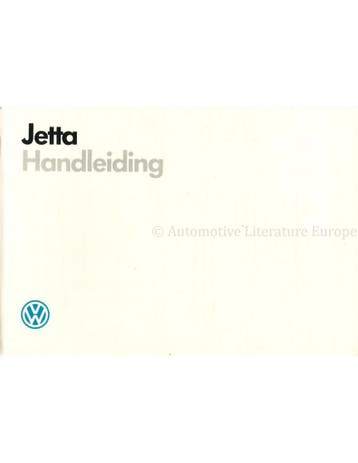 1987 VOLKSWAGEN JETTA INSTRUCTIEBOEKJE NEDERLANDS, Auto diversen, Handleidingen en Instructieboekjes