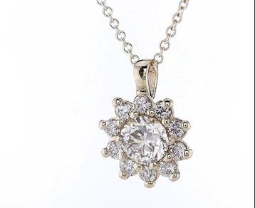 Zonder minimumprijs - Ketting met hanger - 14 karaat Geel
