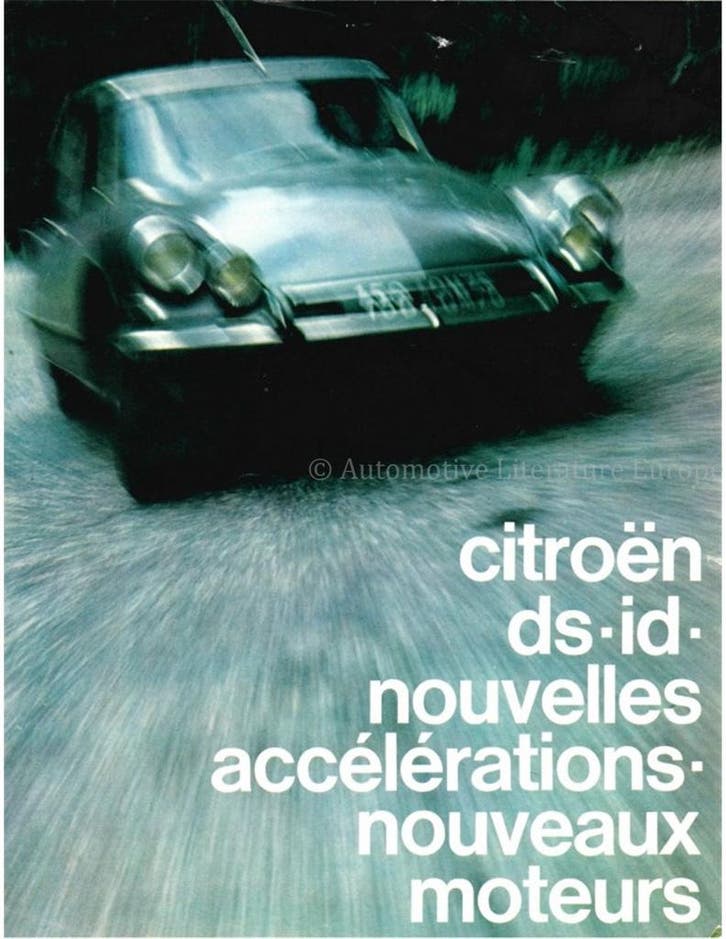 1965 CITROEN ID DS 19 / 21 BROCHURE FRANS, Livres, Autos | Brochures & Magazines