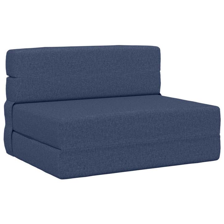 vidaXL Vouwsofa Bed Blauw 190 x 70 x 15 cm Stof, Maison & Meubles, Canapés | Salons, Envoi