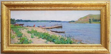 Nikolaï Timkov (1912-1993) - Bords de la Neva, Russie
